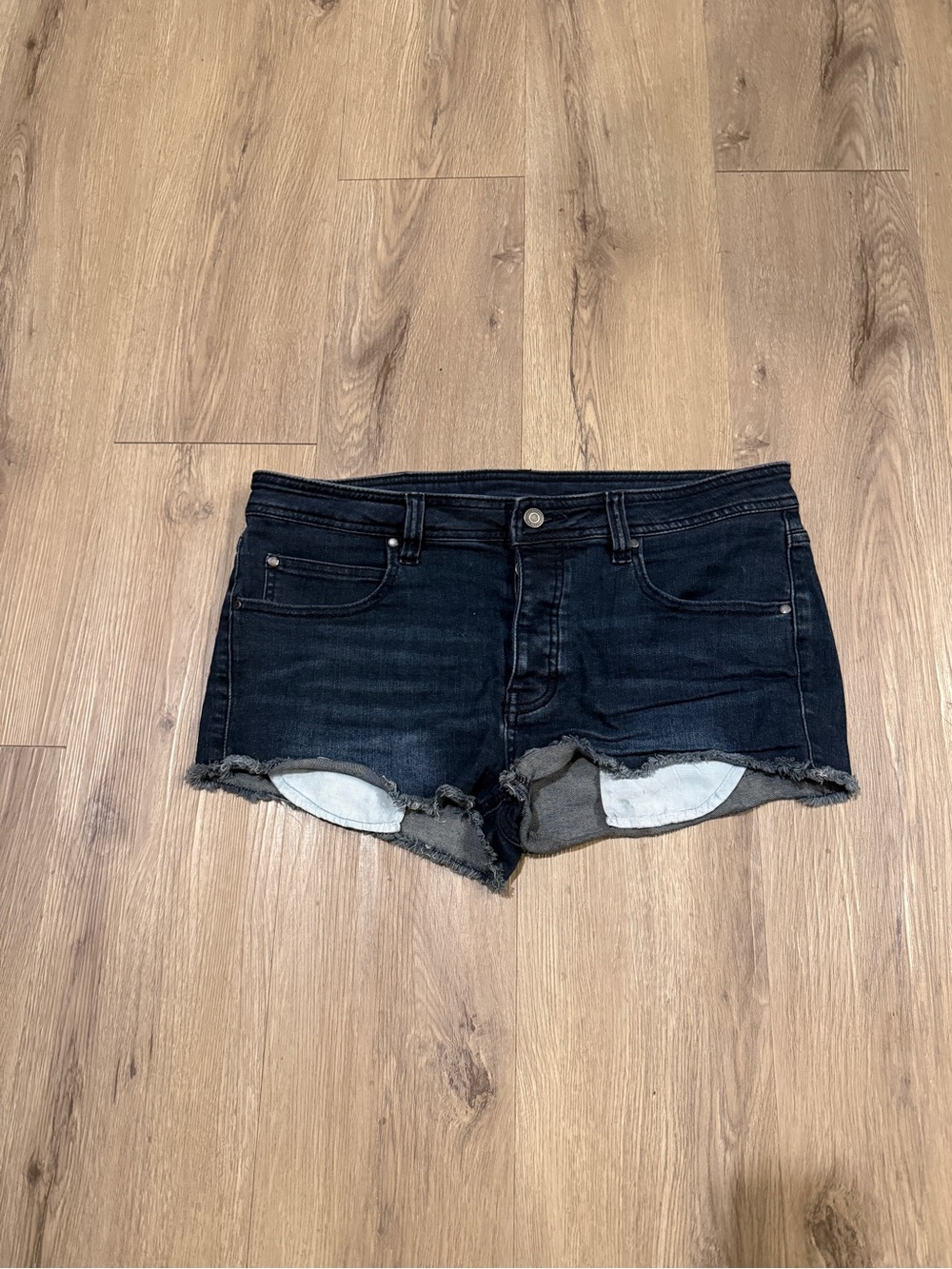 Nasty Pig Dark Wash Cutoff Denim Shorts